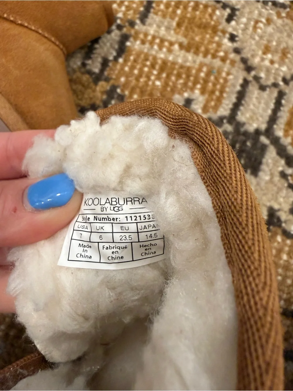 New baby UGG boots—size 7